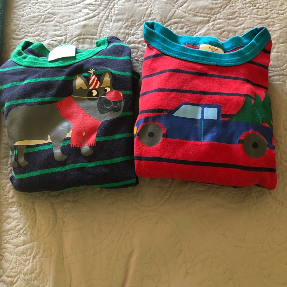 Two pack of boys Christmas Hannah andersson pjs